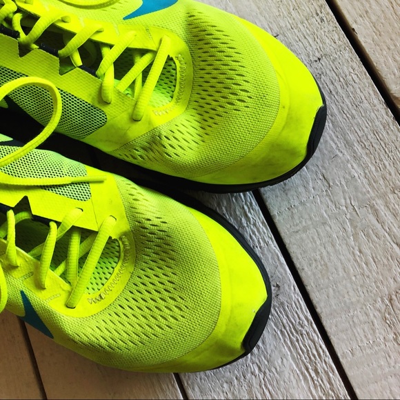 Nike Structure 17 Fit Sole 2 Neon Tennis Shoe - Picture 5 of 8